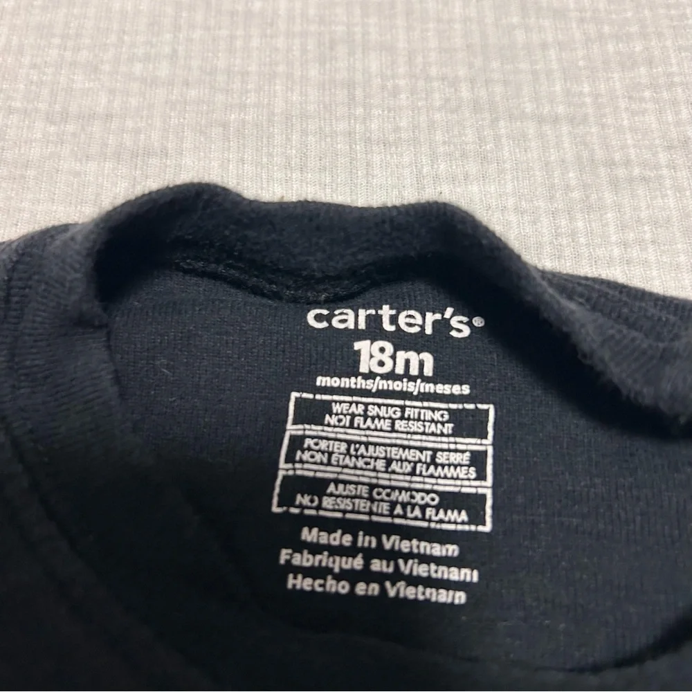 Carters Skeleton‎ Print Pajamas 18 Months Glow In The Dark 2 Piece